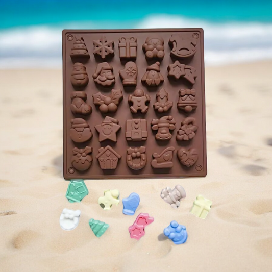 Moule en Silicone – Thème Noël (20 Cavités)