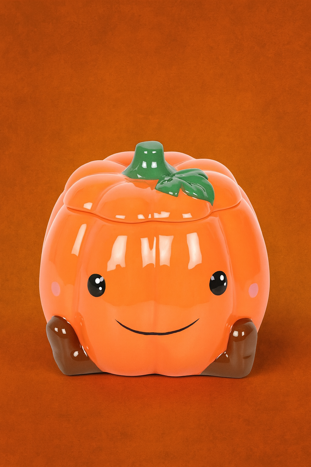 Brûleur Cute Smiling Pumpkin