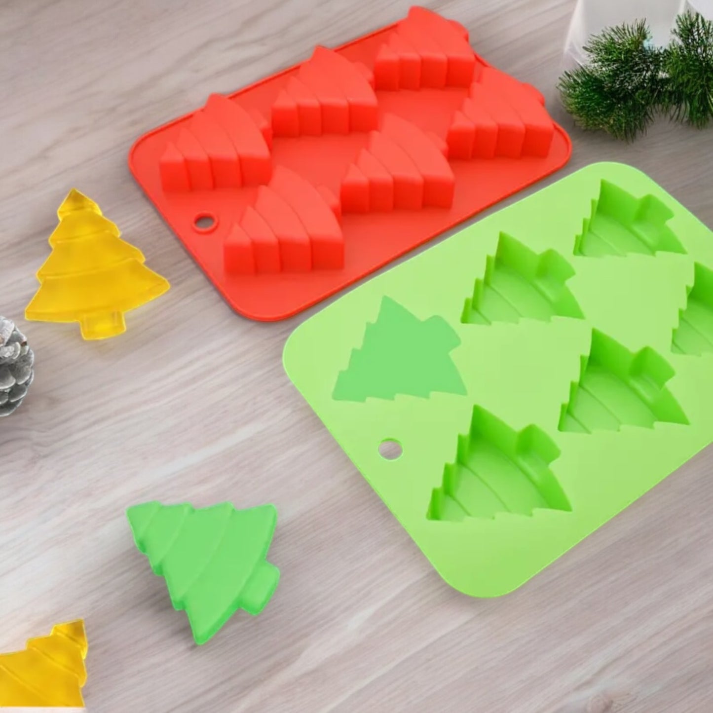 Moule silicone sapin de Noël