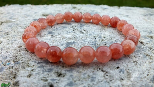 BRACELET "OPTIMISME" EN PIERRE DE SOLEIL