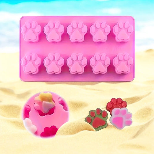 Moule silicone patte de chien