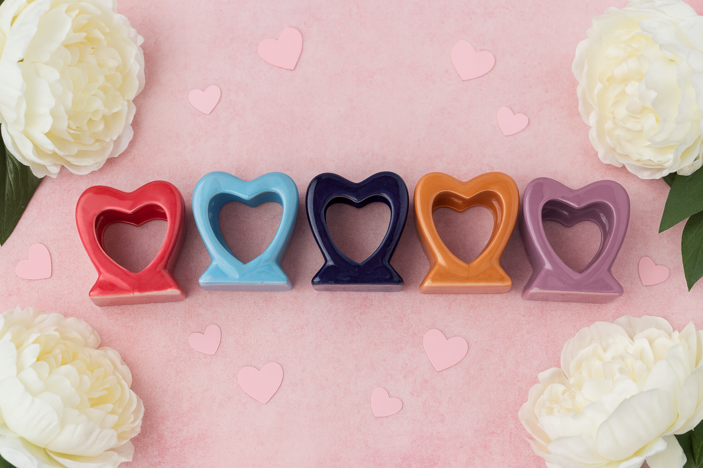 Brûleur Couleurs vives coeur