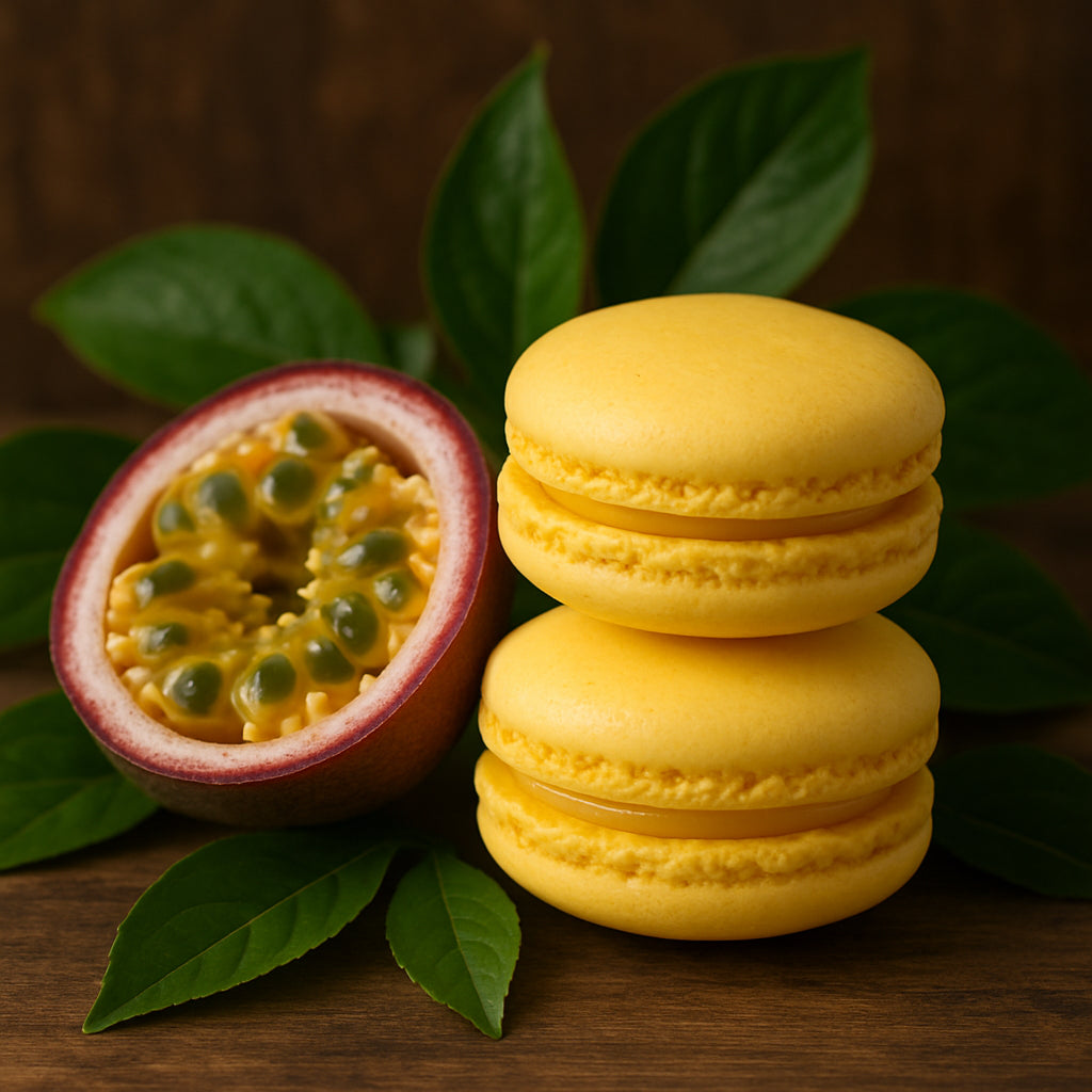 Macaron fruit de la passion