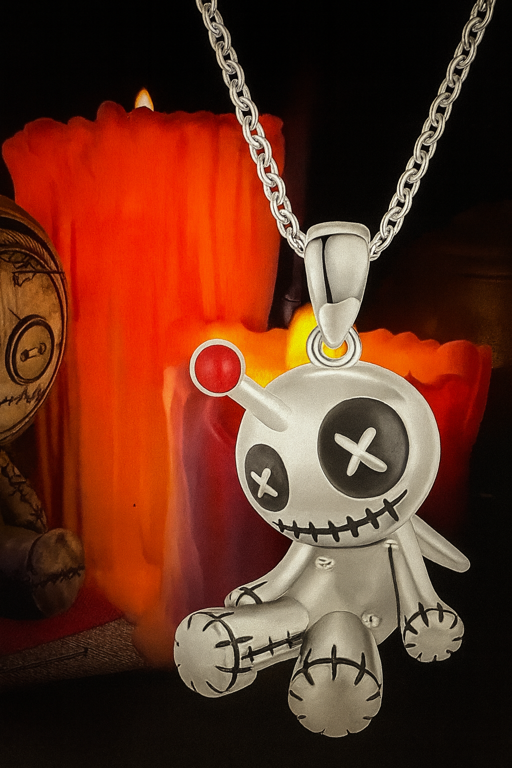 Collier « Rouge Poison »