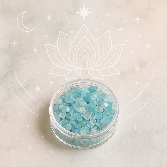 Chips d'aigues-marines Harmonie émotionnelle & Eveil spirituelle