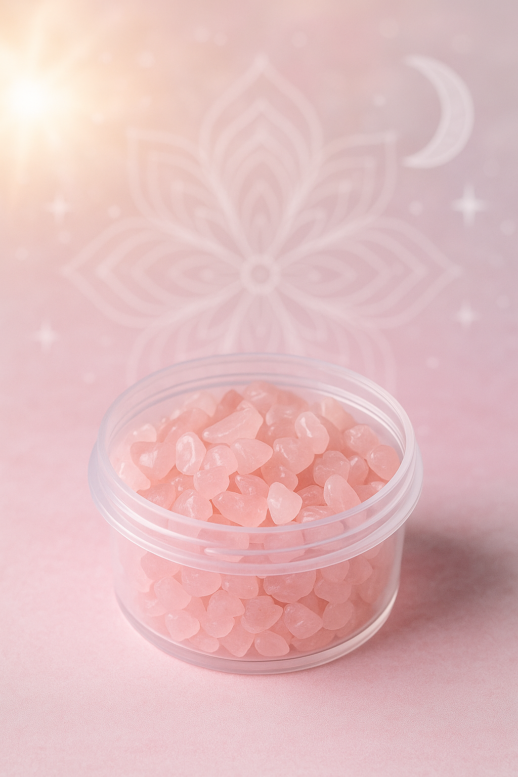 Chips de Quartz Rose –  d’Amour et de Douceur