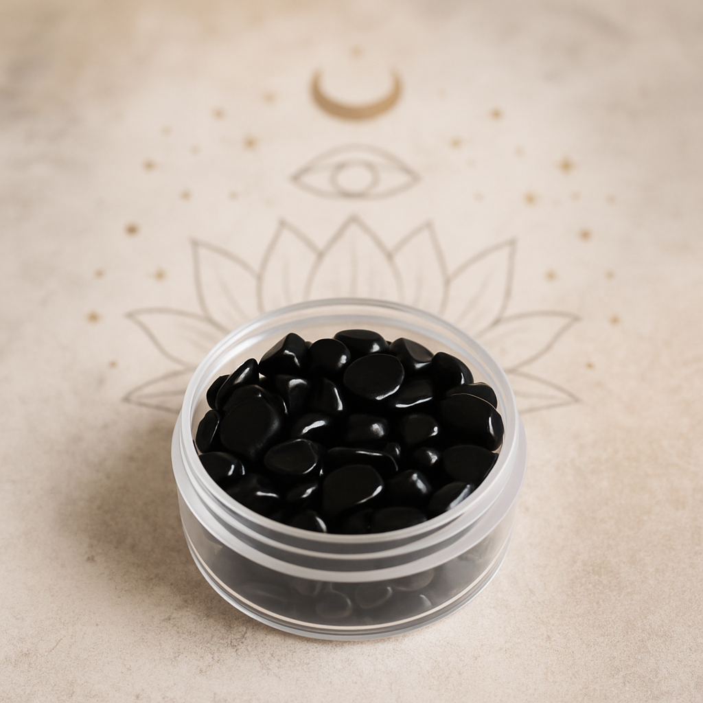Chips d’Onyx Noir –  Stabilité et de Protection