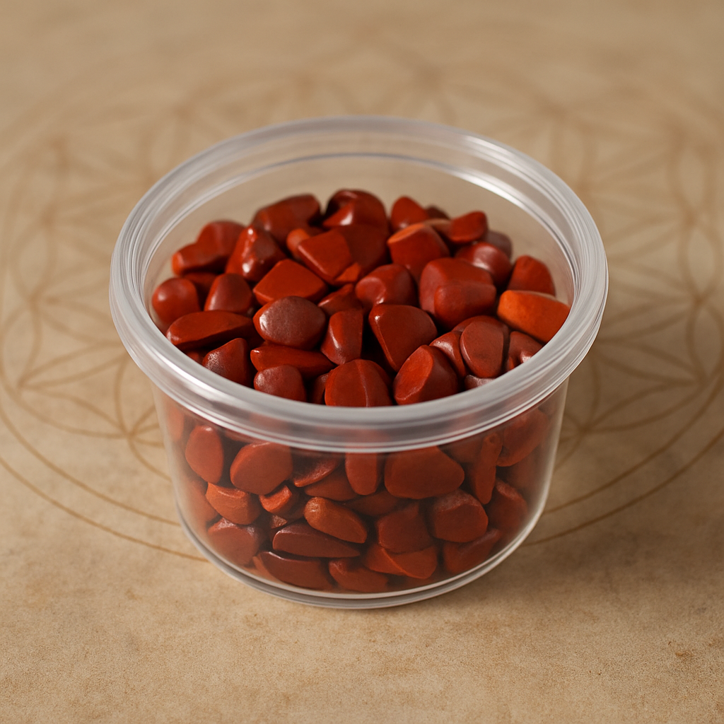 Chips de Jaspe Rouge - Ancrage, Courage & Stimulation du Chakra racine
