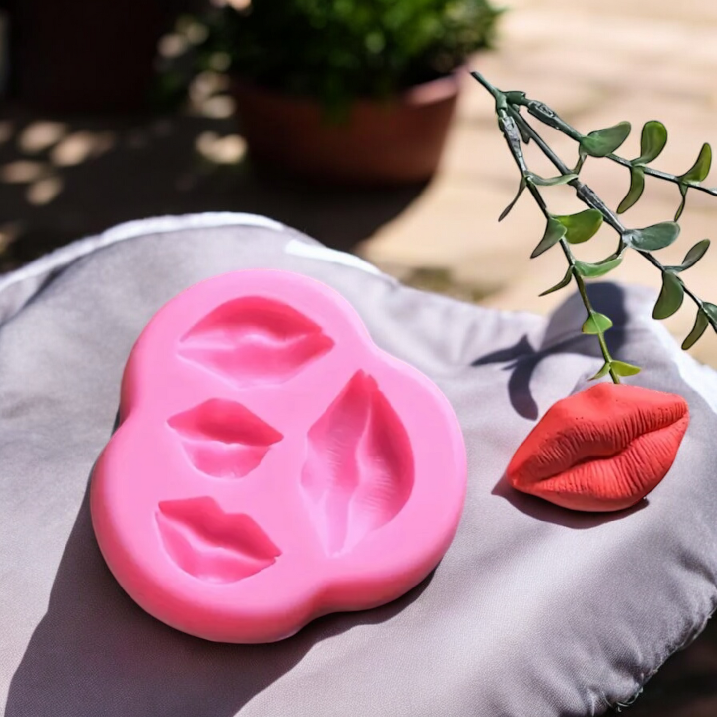 Moule silicone lèvres