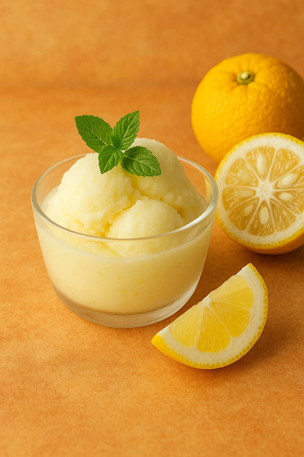 Sorbet citron et yuzu