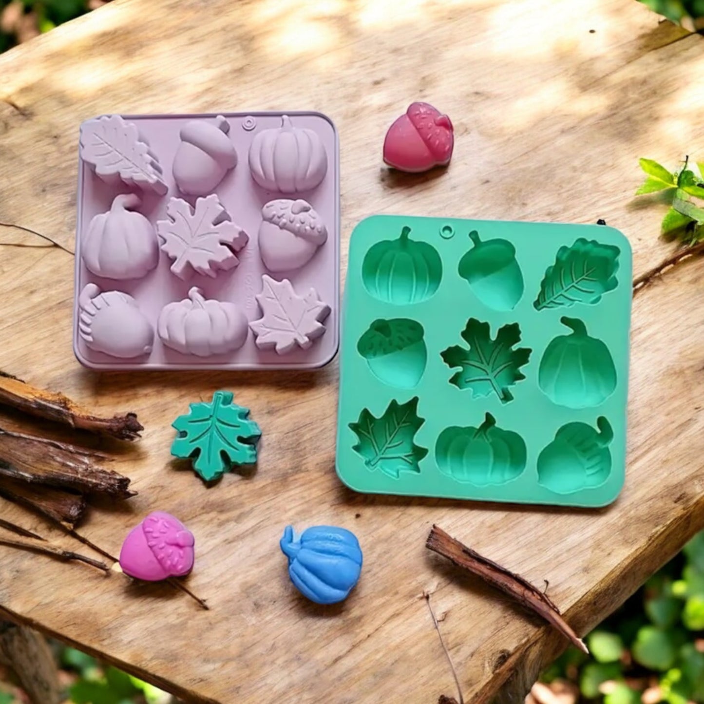 Moule silicone automne fondant