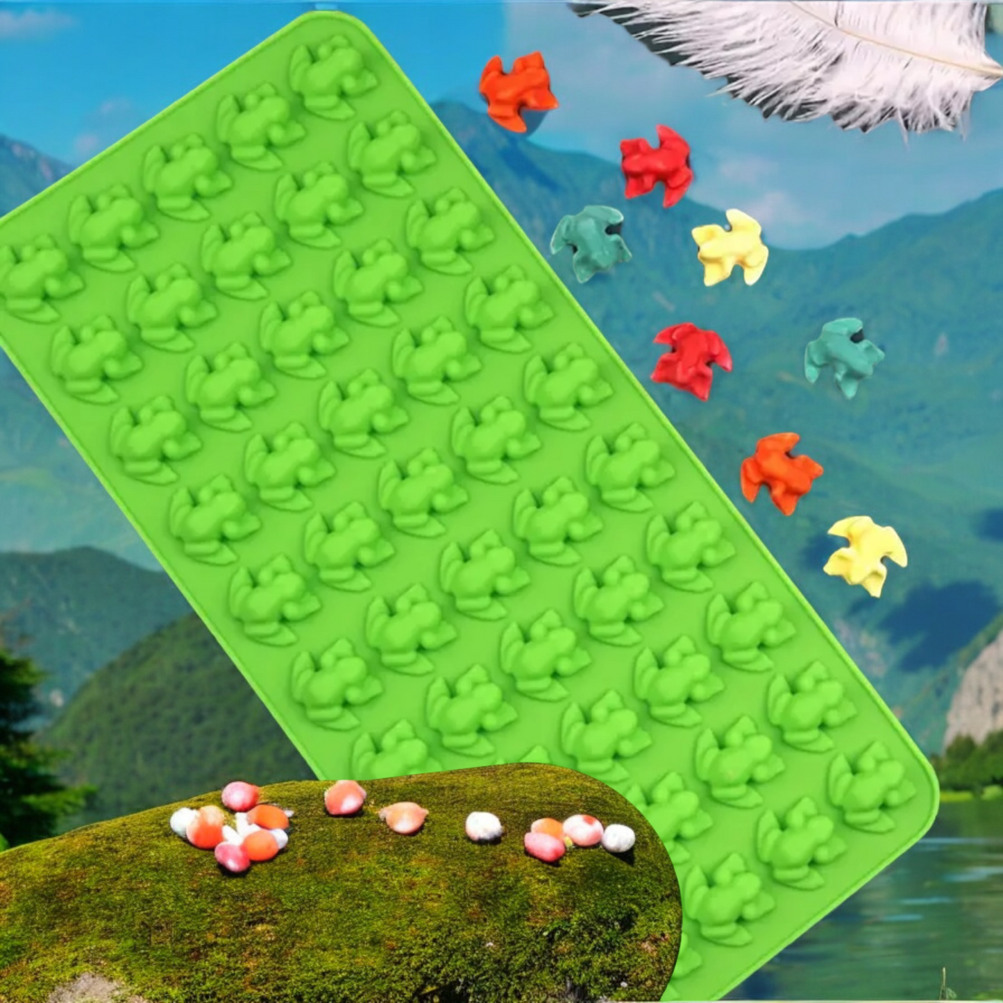 Moule silicone grenouille