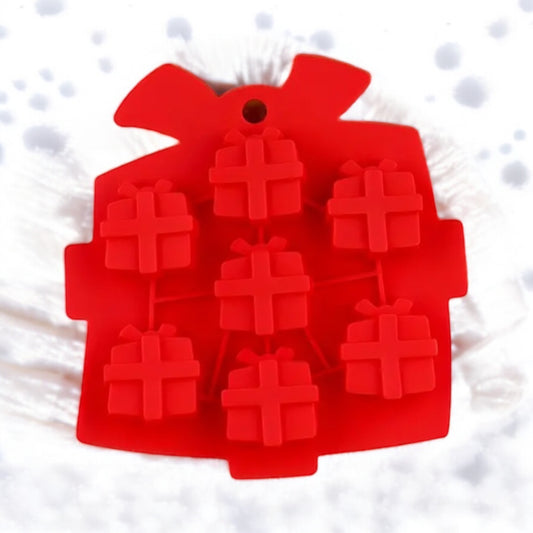 Moule silicone cadeau de Noël fondant