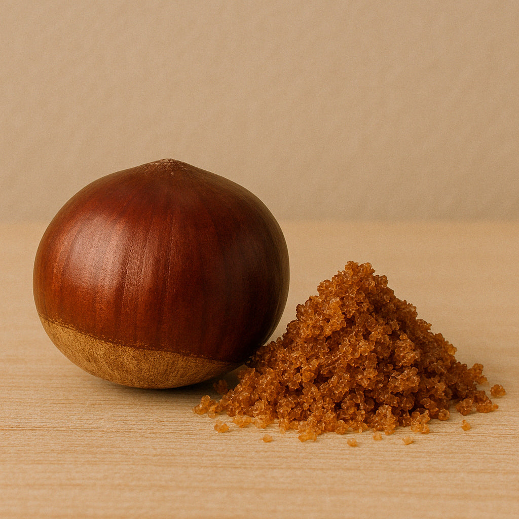 Châtaigne et sucre brun