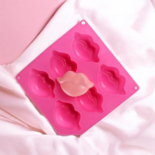 Moule silicone bougie lèvres