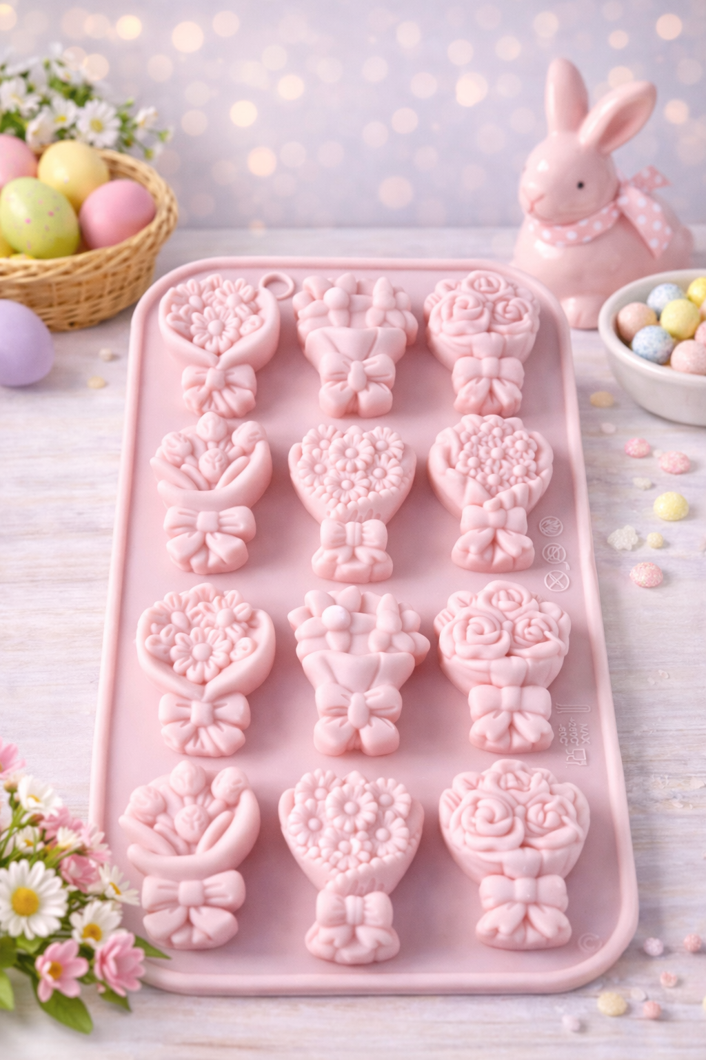 Moule en silicone – Petit Bouquet de Fleurs