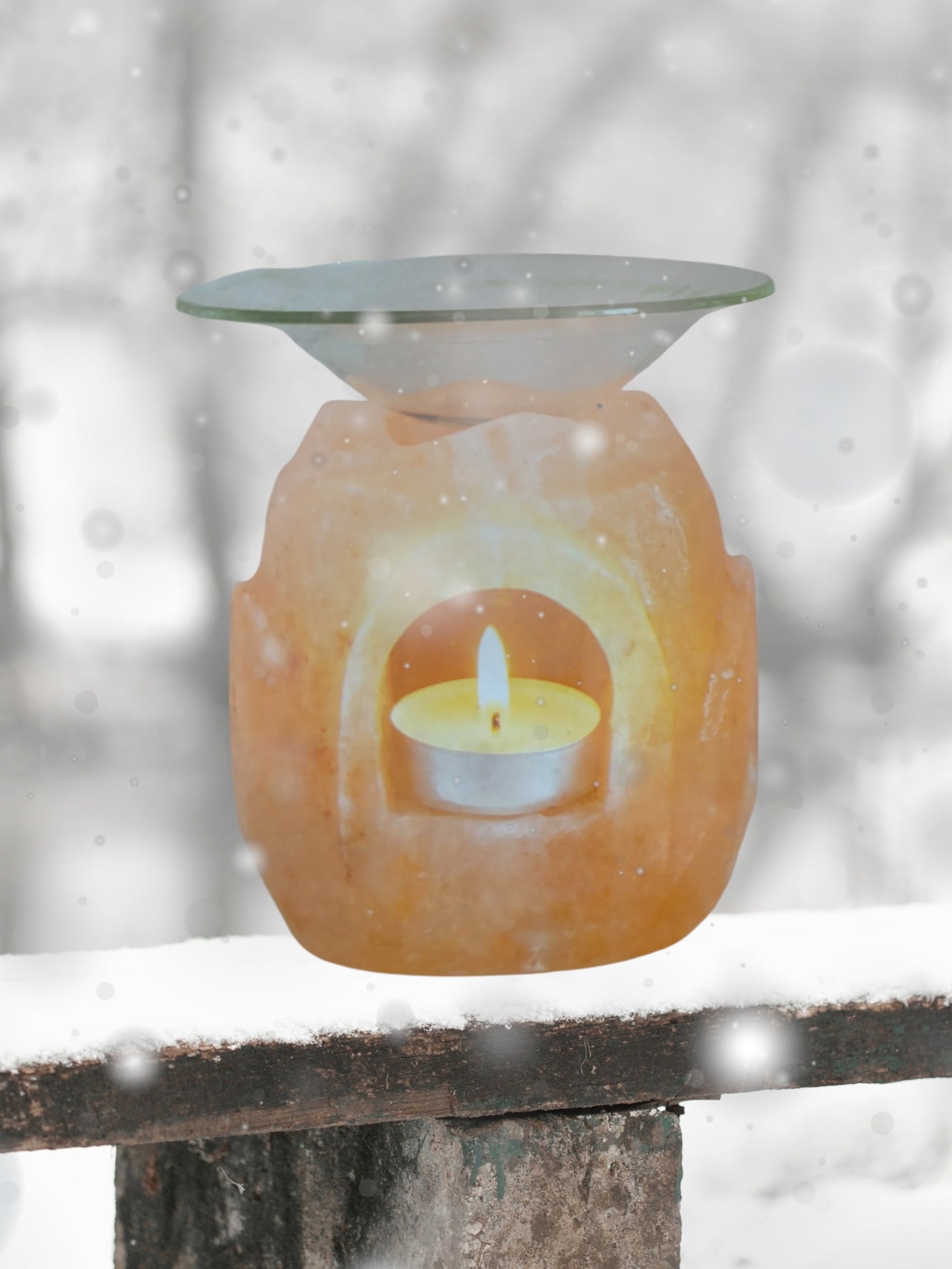 Bruleur Pierre de sel Lotus