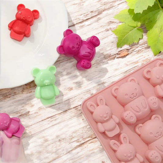 Moule silicone fondant ourson