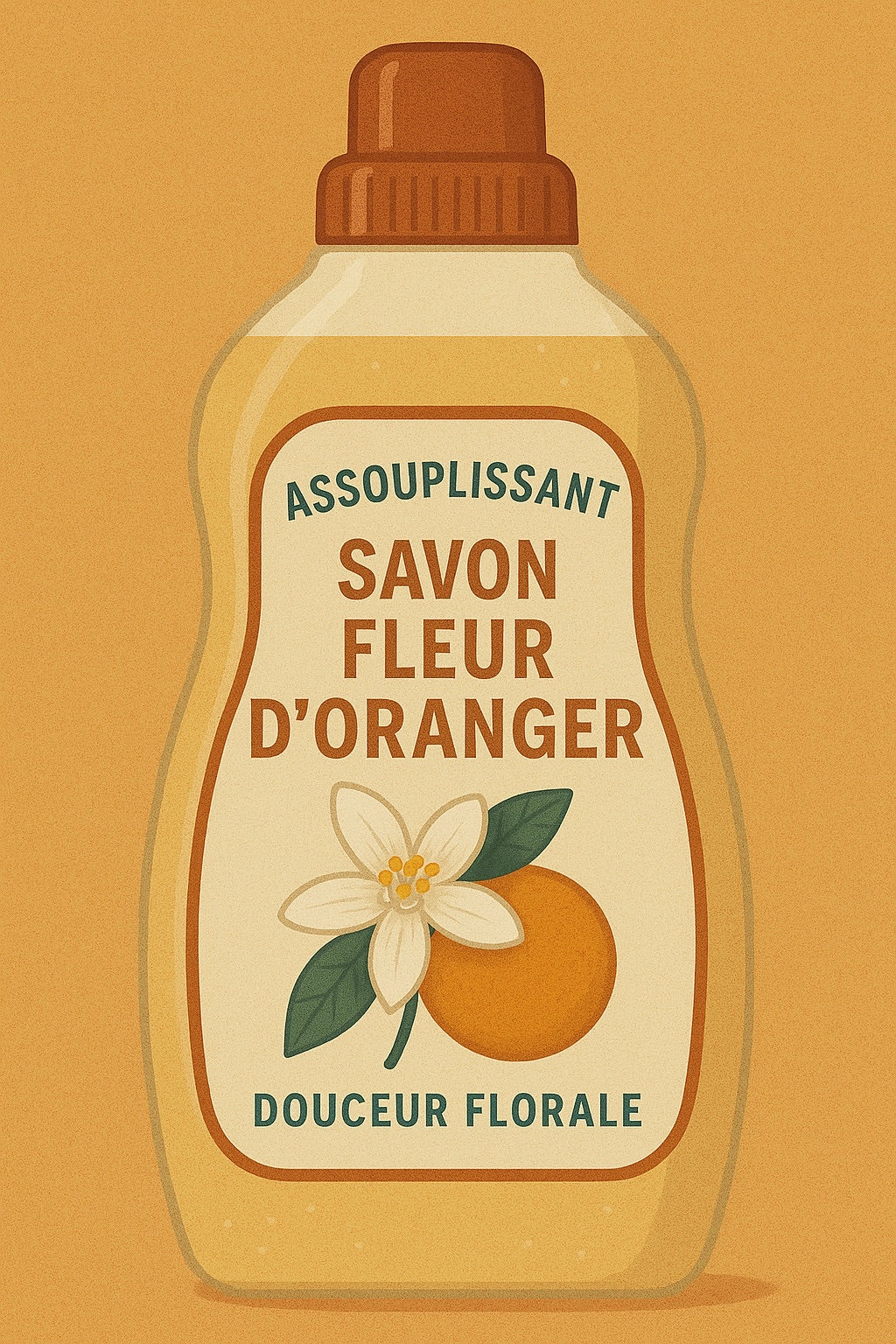 Assouplissant savon fleur d'oranger