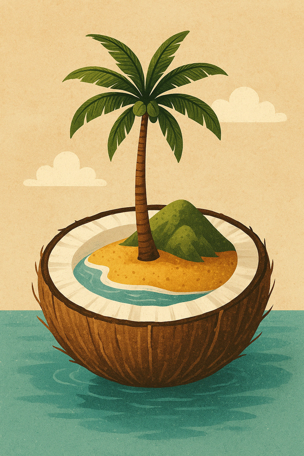 L'île de noix de coco