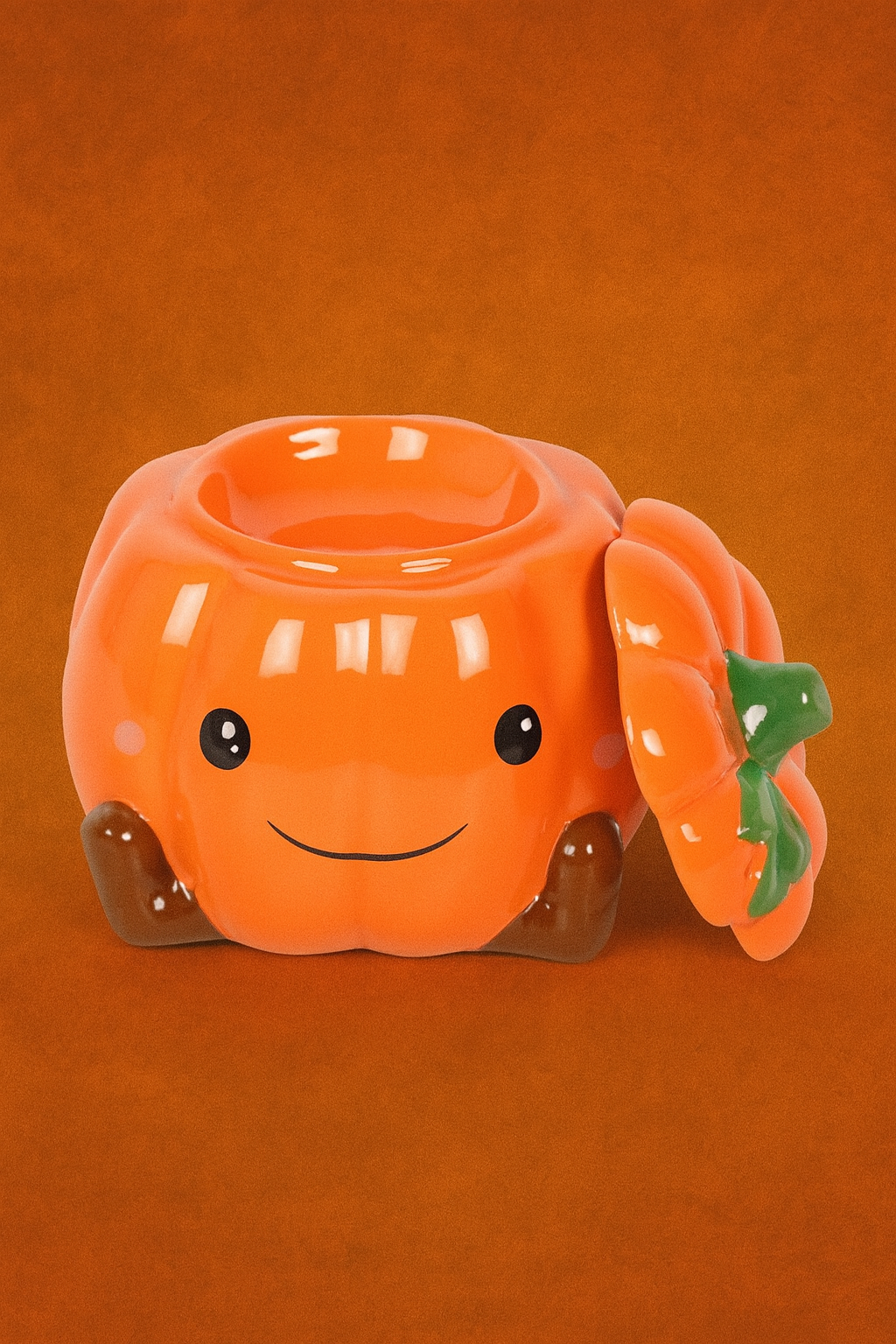 Brûleur Cute Smiling Pumpkin
