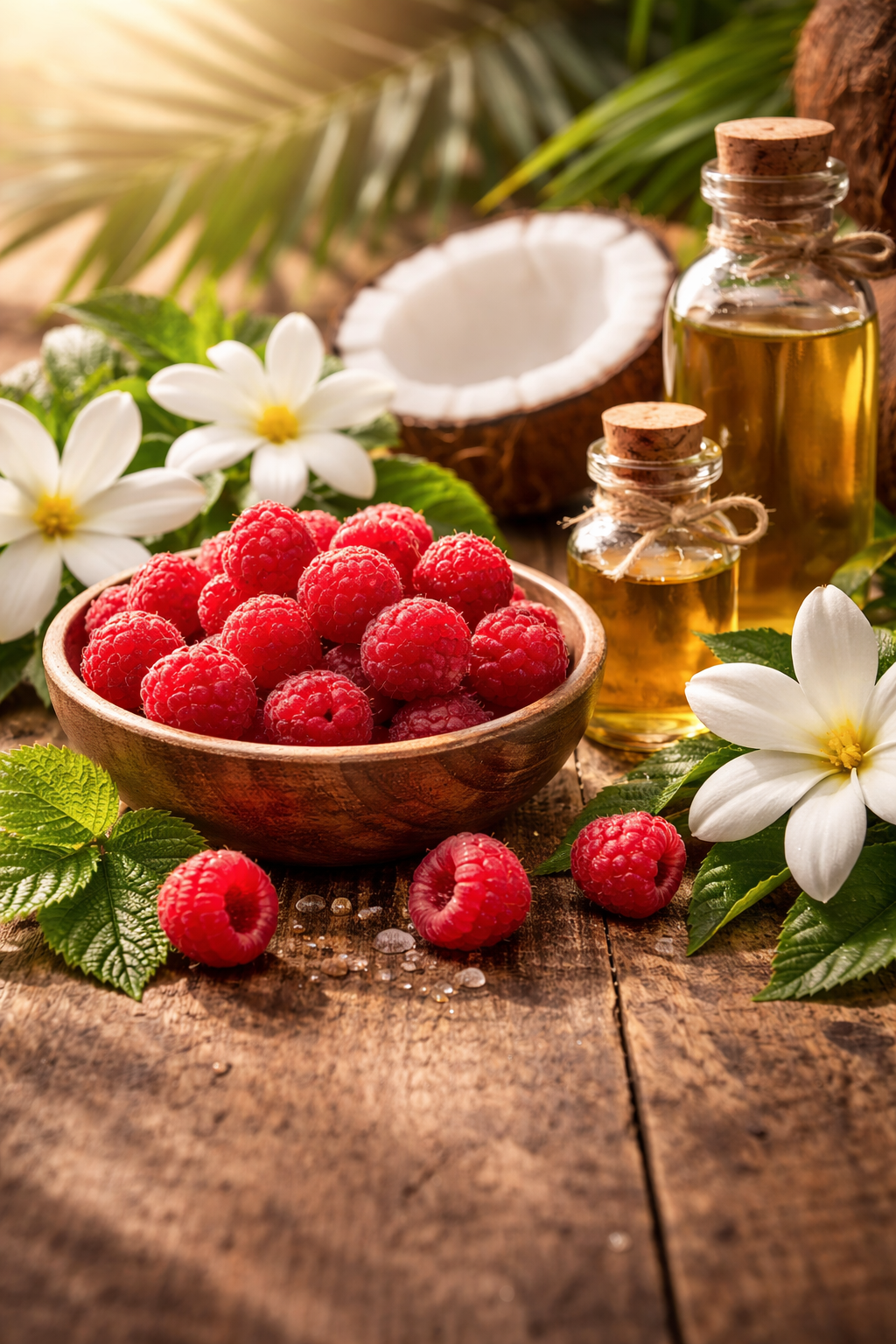 Monoï framboise