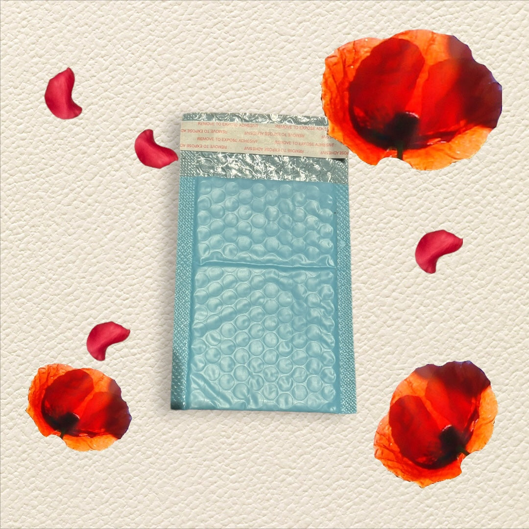 Enveloppe à bulle 9x14 Bleu ciel  9 pièces