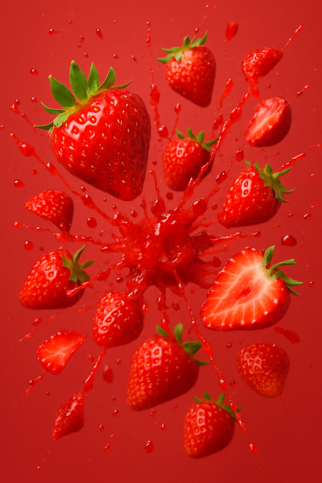 Explosion de fraise