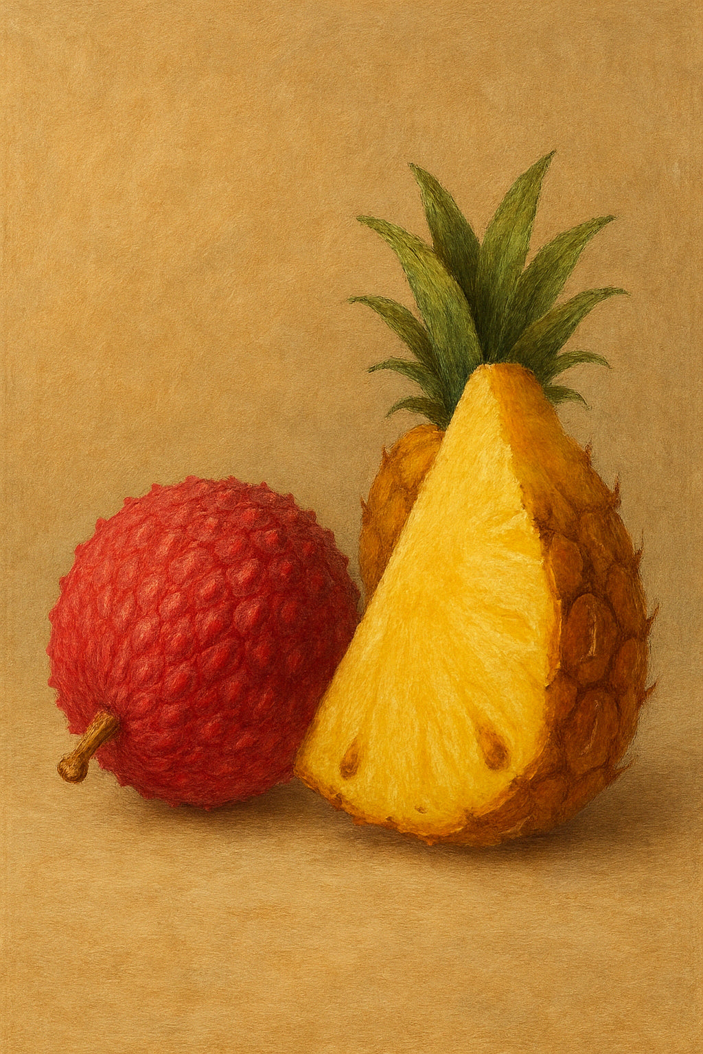 Litchi et ananas
