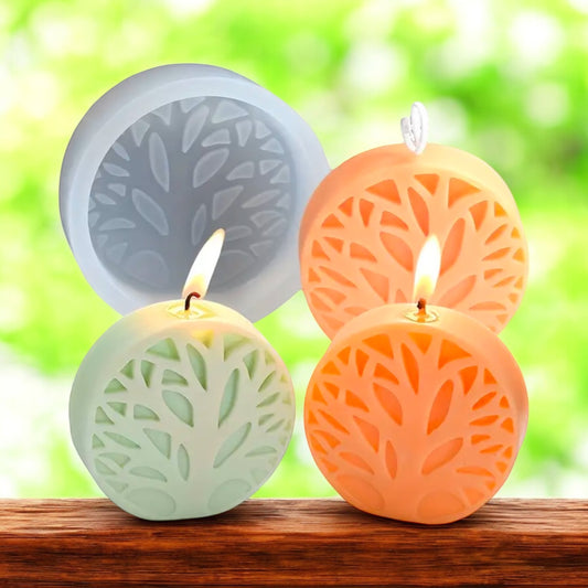 Moule silicone bougie Arbre de vie