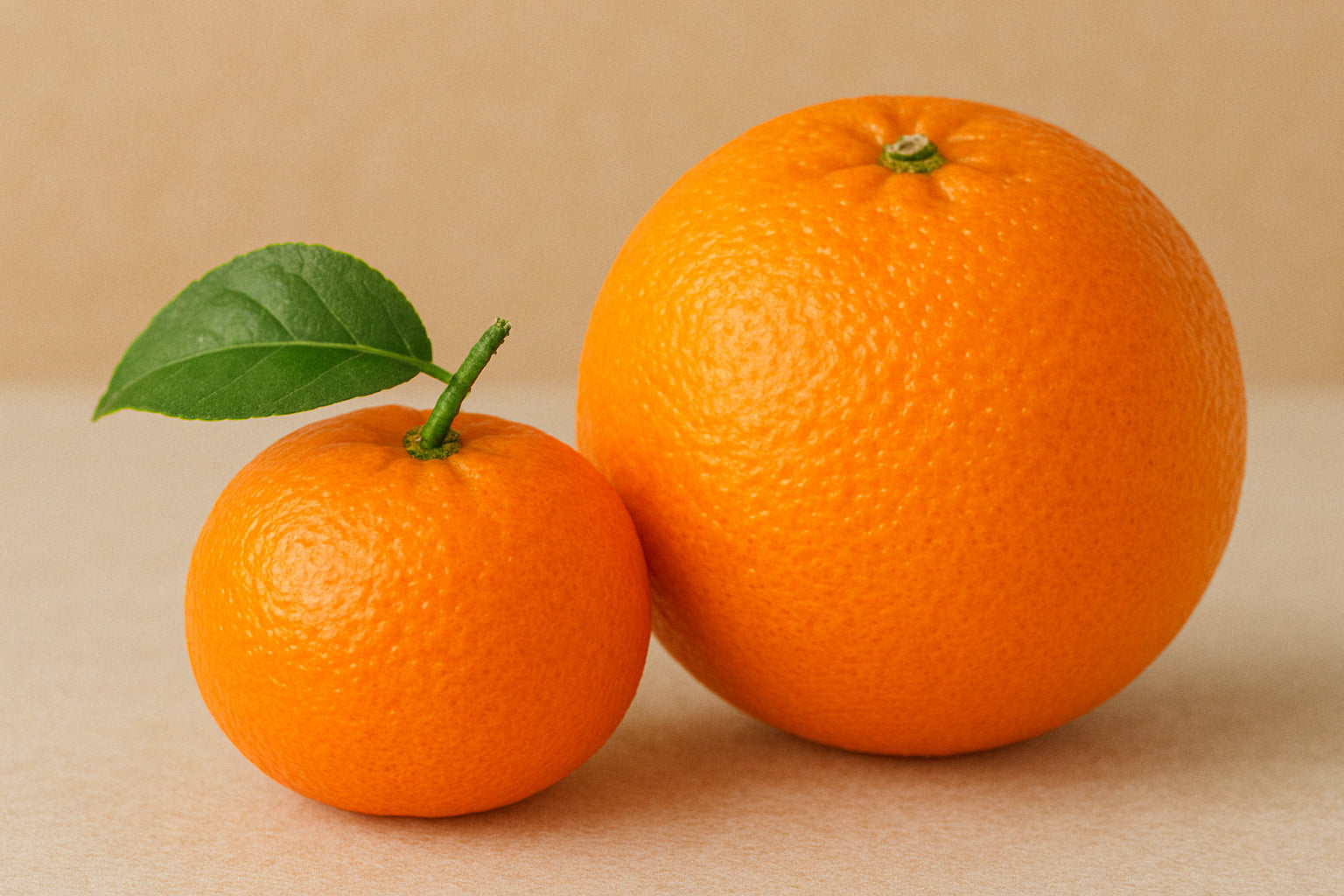 Mandarine & orange