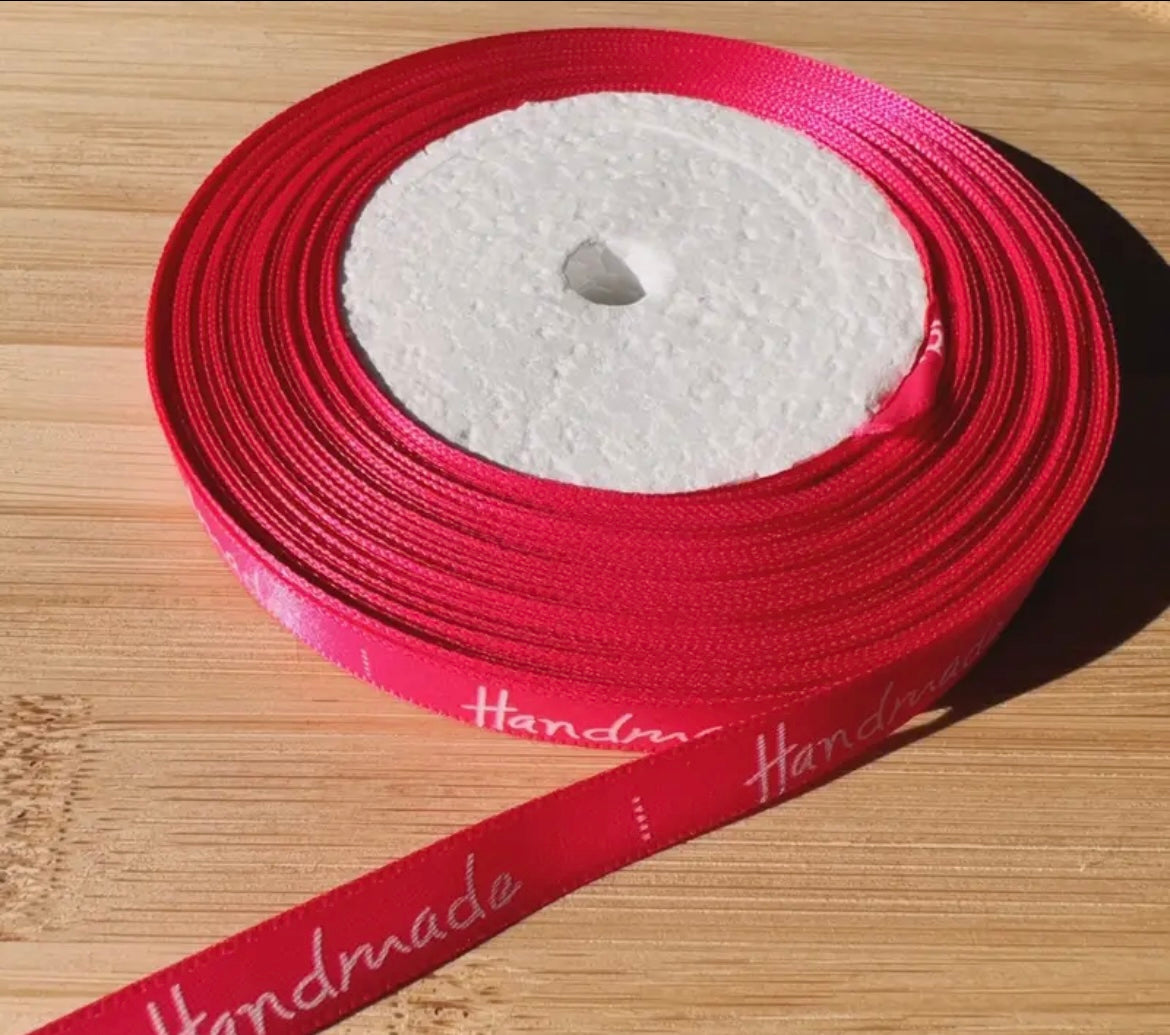 Ruban satiné Handmade