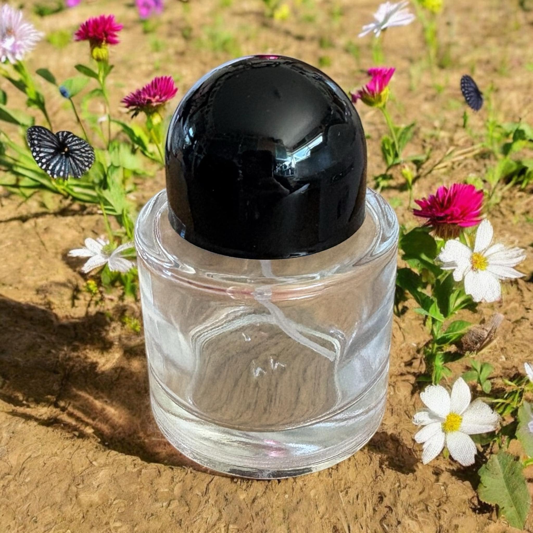Flacon de parfum bouchon noire 30ml