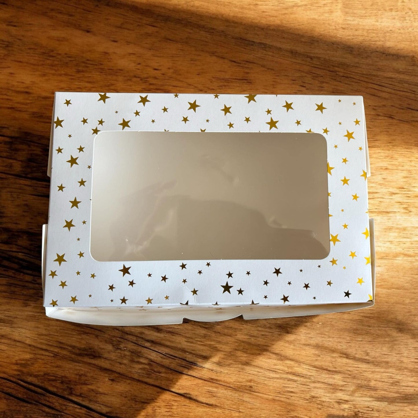 Boîte blanche étoile pour fondant ou autre