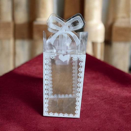 Boîte transparente cadeaux