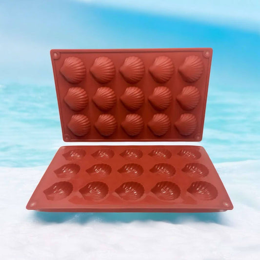 Moule silicone coquillages 15 cavités