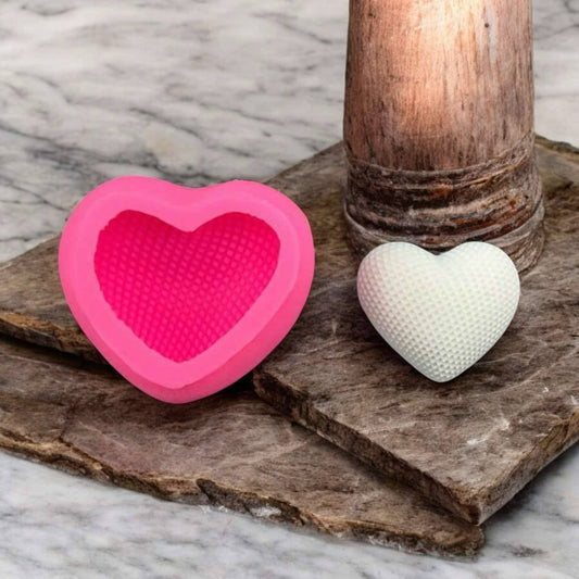 Moule silicone bougie coeur