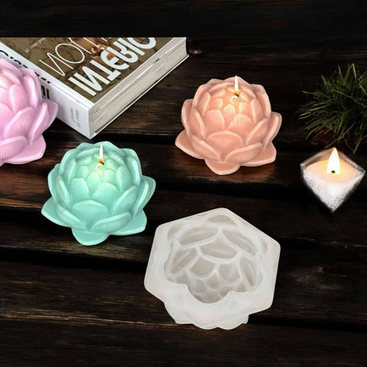 Moule silicone fleur de lotus