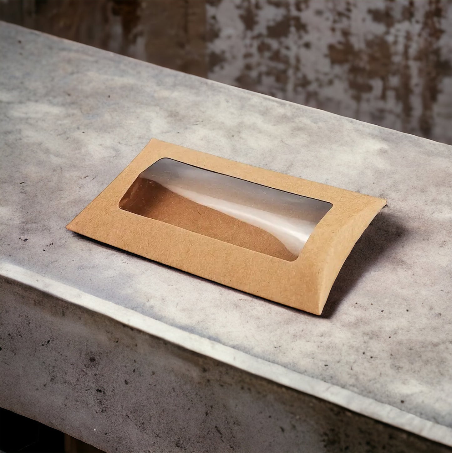 Boîte kraft fenêtre