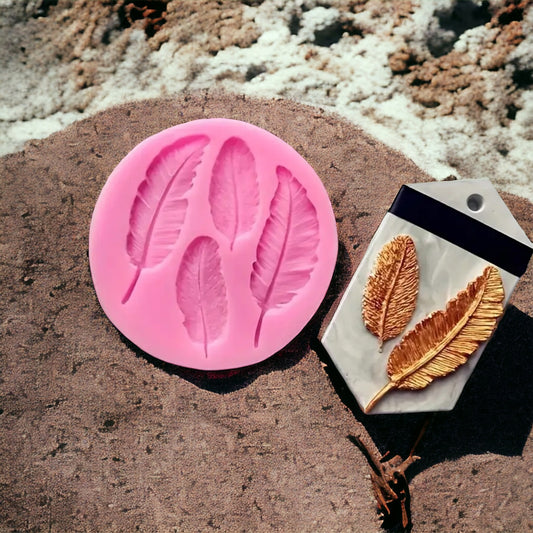 Moule silicone feuilles