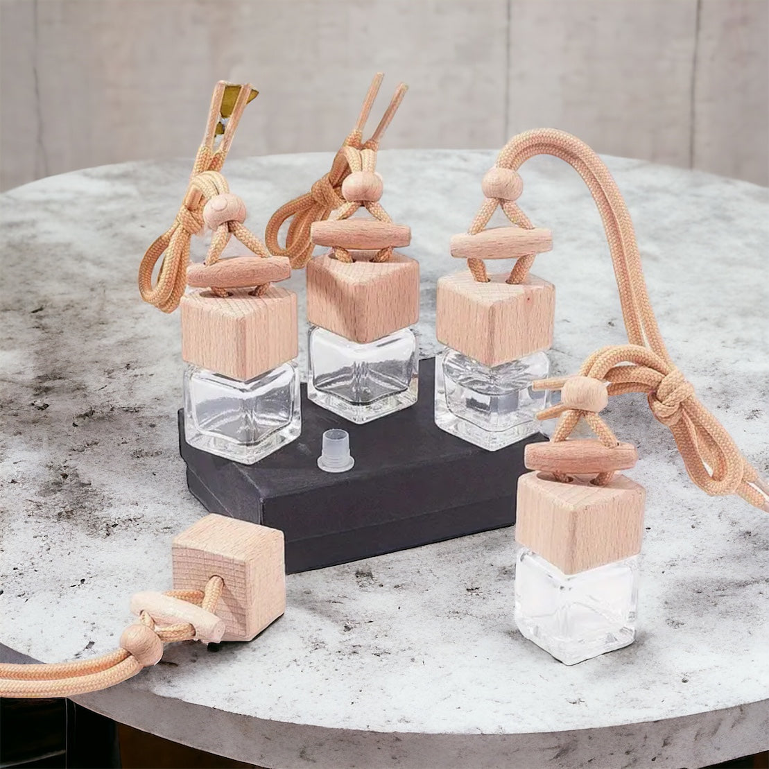 Diffuseur voiture Cube boisée