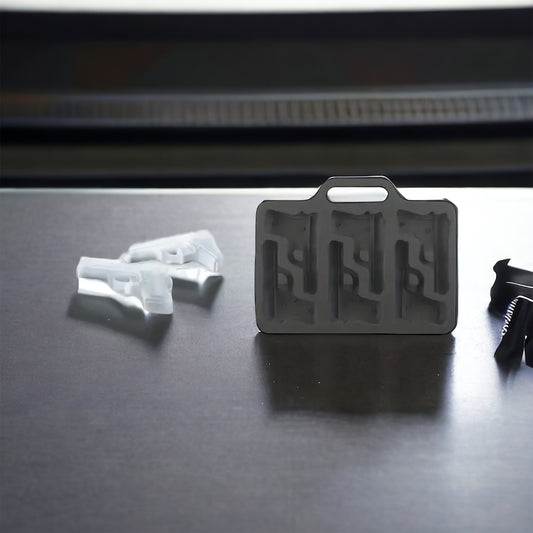 Moule silicone en forme de revolver