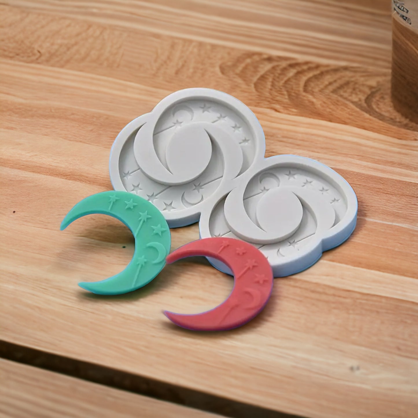 Moule en silicone forme de lune