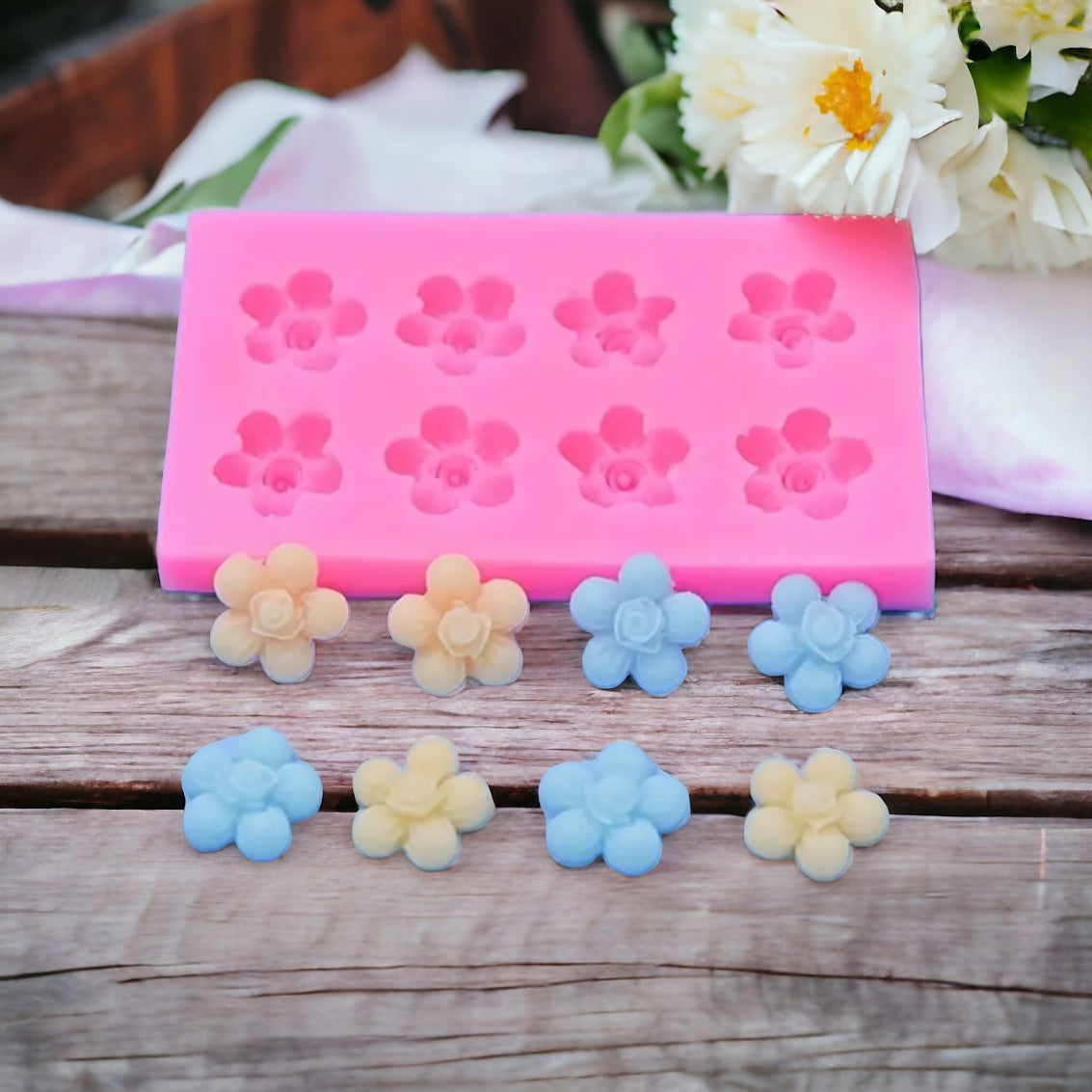 Moule silicone petite fleur