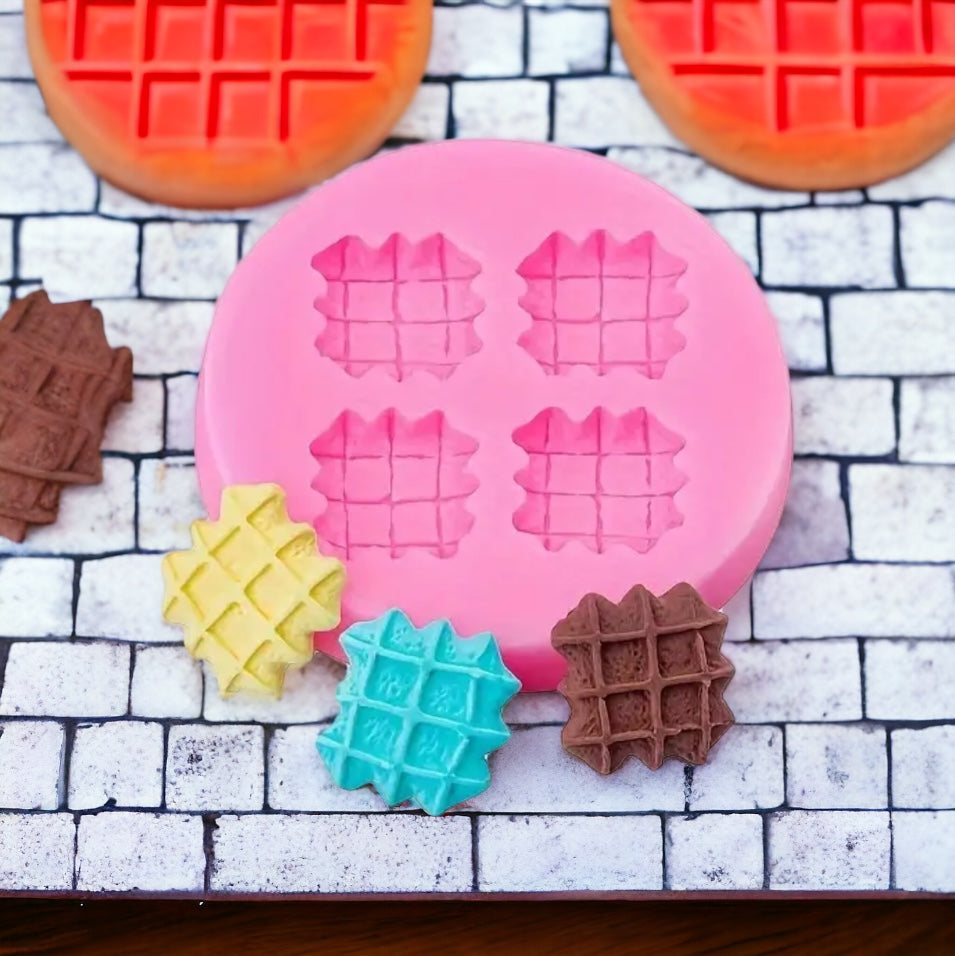 Moule silicone petite Gauffre