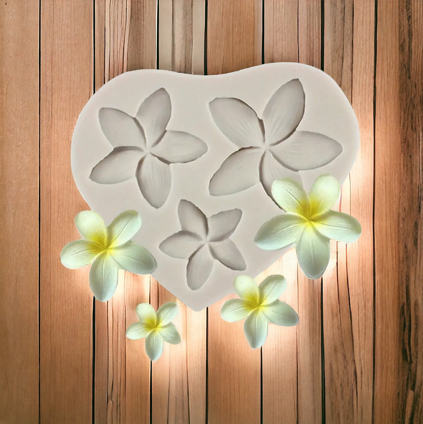 Moule silicone en forme de frangipanier