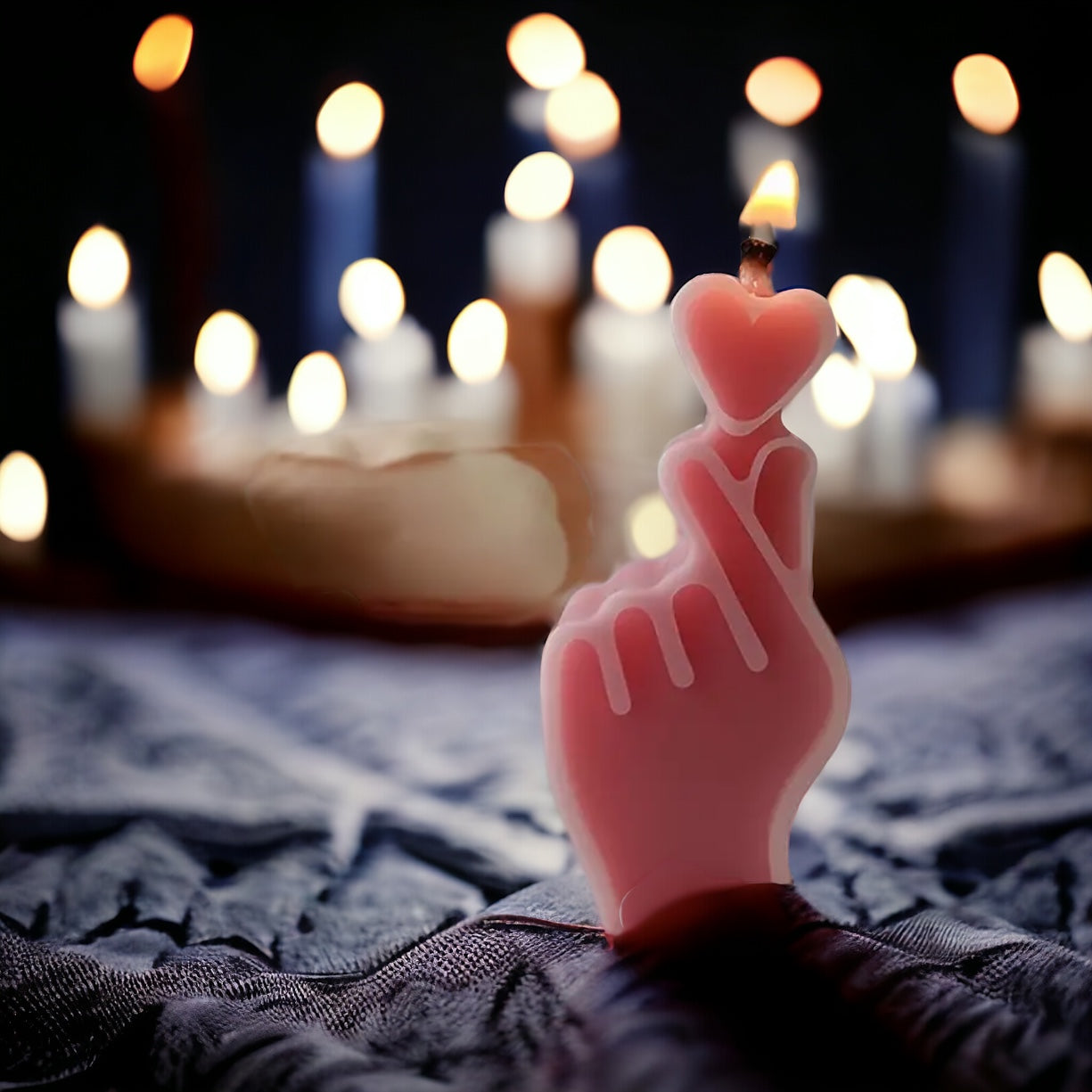 Moule silicone main et cœur