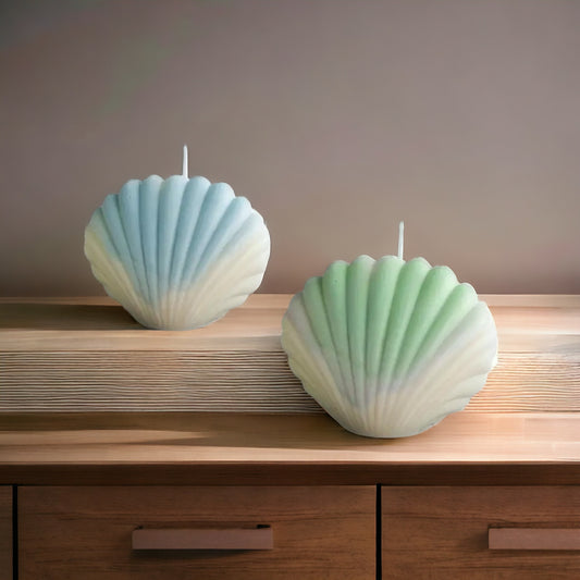 Moule silicone bougie coquillages