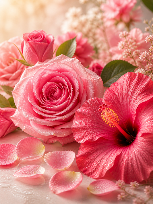 Rose de Damas au Nectar d’Hibiscus /N°Lot: TC-26263