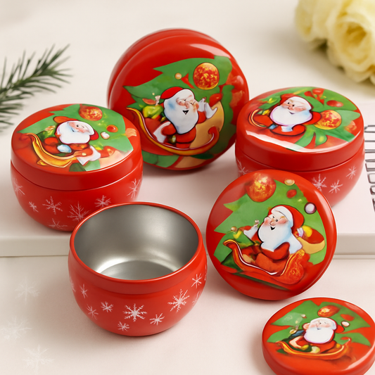 Contenant Père Noël Rouge